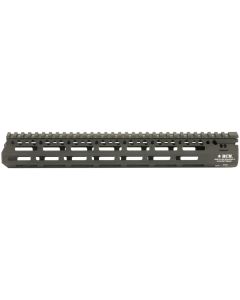 BCM MCMR13556BLK BCMGunfighter MCMR 13" M-LOK, Free-Floating Style Made of Aluminum with Black Anodized Finish for AR-Platform