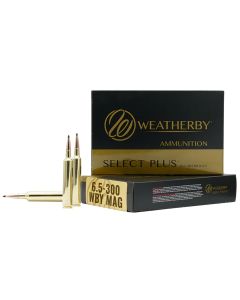 Weatherby B653127LRX Select Plus6.5-300WthbyMag 127gr Barnes LRX Lead Free 20 Per Box/10 Case