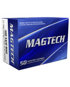 Magtech 500D Range/Training500S&amp;WMag 325gr Full Metal Jacket Flat Nose 20 Per Box/25 Case