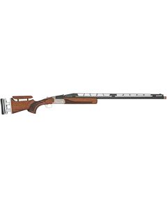 TriStar 35412 TT-15A Top Single 12 Gauge 1rd 2.75" 34" Adjustable Rib Barrel Silver Rec Walnut Fixed with Adjustable Comb Stock Right Hand (Full Size) Includes 3 Extended MobilChoke