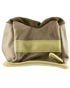 BenchMaster BMALBBME Bench BagMedium Empty Tan Leather Front Bag 6.80 oz