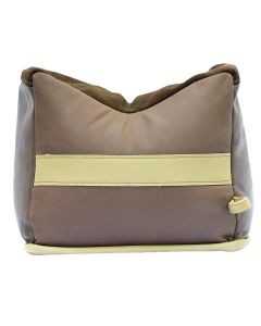 BenchMaster BMALBBKE Bench BagLarge Empty Brown Leather Front Bag 24 oz