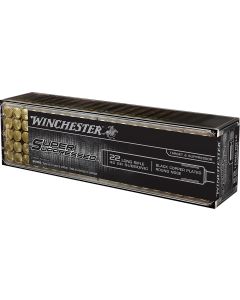 Winchester Ammo SUP22LR Super Suppressed22LR 45gr Black Copper Plated Round Nose 100 Per Box/20 Case