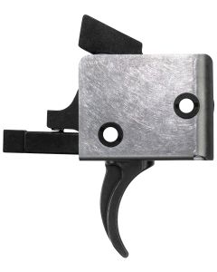 CMC Triggers 93501 Drop-InSingle-Stage Curved Trigger w/ 5-5.50 lbs Draw Weight &amp; Black/Silver Finish