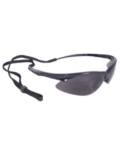 Radians OB120CS Outback Shooting Glasses Adult Smoke Gray Lens Anti-Fog Black Frame