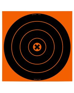 Birchwood Casey 36123 Big Burst Revealing Target Self-Adhesive Paper Black/Orange 12" Bullseye 3 Pack