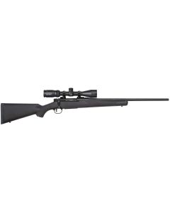 Mossberg 28001 Patriot6.5 Creedmoor Caliber with 5+1 Capacity, 22" Fluted Barrel, Matte Blued Metal Finish &amp; Black Synthetic Stock Right Hand (Full Size) Includes Vortex Crossfire II 3-9x40mm Scope