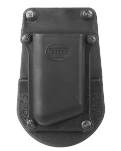 Fobus 390145 Single Mag PouchBlack Polymer Paddle Compatible w/ Single Stack/1911 Belts 1.75" Wide