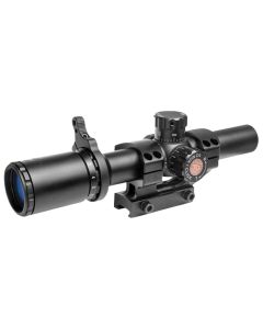 Truglo TG8516TL Tru-Brite 30 1-6x 24mm Objective Wide FOV 30mm Tube Black Matte Finish Illuminated Duplex Mil-Dot