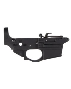 Spikes Tactical STLS920 Spider Stripped Lower Receiver 9mm Luger 7075-T6 Aluminum Black Anodized for AR-15, Compatible w/Glock Mags