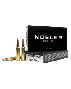 Nosler 60132 Match Grade RDF 308Win 175gr RDF Hollow Point Boat Tail 20 Per Box/10 Case