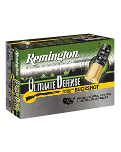Remington Ammunition 20681 Ultimate Defense Buckshot 20Gauge 2.75" 3Buck Shot 5 Per Box/20 Case