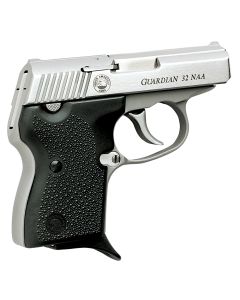 North American Arms 32NAA Guardian32 NAA 2.50" Barrel 6+1 Stainless Steel Slide, Black Rubber Grips