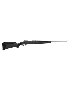 Savage Arms 57051 110 Storm Full Size 6.5x284 Norma 4+1 24" Matte Stainless Button-Rifled Barrel, Matte Drilled &amp; Tapped Stainless Steel Receiver, AccuStock Matte Gray Synthetic Stock, Right Hand