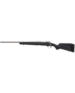 Savage Arms 57058 110 Storm Full Size 7mm Rem 3+1 24" Matte Button-Rifled Barrel, Matte Drilled &amp; Tapped Stainless Steel Receiver, AccuStock Matte Gray Synthetic Stock, Left Hand