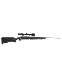 Savage Arms 57101 Axis II XP Full Size 223 Rem 4+1 22" Matte Sporter Barrel, Matte Stainless Steel Receiver Drilled &amp; Tapped, Matte Black Fixed Synthetic Stock, Bushnell Banner 3-9x40mm, Right Hand