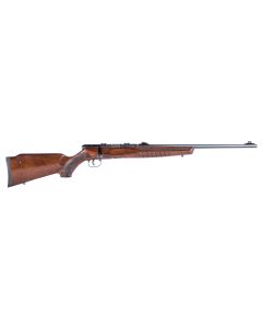 Savage Arms 70510 B22 G Full Size 22 WMR 10+1 21" Matte Black Sporter Barrel, Matte Black Drilled &amp; Tapped Carbon Steel Receiver, Satin Hardwood Fixed Sporter Stock, Right Hand