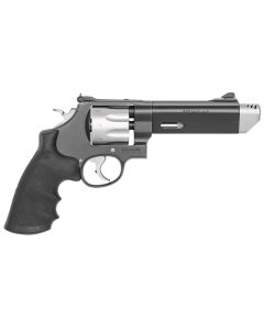 Smith &amp; Wesson 170296 Performance Center Model 627 38 S&amp;W Spl +P, 357 Mag 8rd 5" V-Comp Black Stainless Steel Barrel, Stainless Steel Cylinder, Black Stainless Steel Frame with Black Polymer Grip