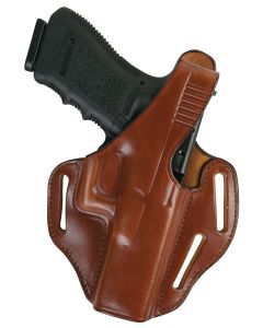 Bianchi 24116 77 PiranhaOWB Size 01 Tan Leather Belt Slide Fits S&amp;W J Frame Right Hand