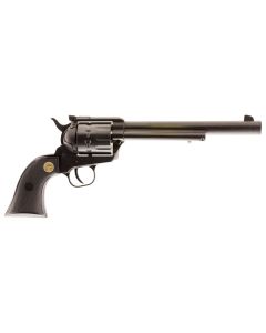 Chiappa Firearms CF340182 SAA 1873Medium Frame 17 HMR 10 Shot, 7.50" Blued Steel Barrel, Blued Steel Frame, Blued Cylinder, Black Plastic Grip, Exposed Hammer
