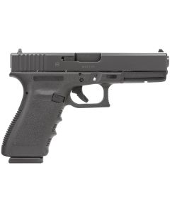 Glock PF2050201 G20 Gen3 Short Frame 10mm Auto 10+1 4.61" Black Steel Barrel, Matte Black Serrated Steel Slide, Black Polymer Frame w/Picatinny Rail, Black Texture Finger Groove Grip