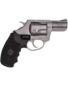 Charter Arms 73524 Mag PugLarge 357 Mag, 5 Shot 2.20" Matte Stainless Steel Barrel, Cylinder &amp; Frame w/Black Crimson Trace Laser Grip