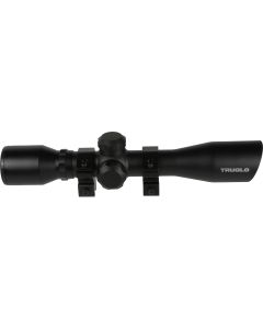TruGlo TG8504BR CompactMatte Black 4x32mm 1" Tube Duplex Reticle