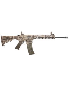 Smith &amp; Wesson 10211 M&amp;P15-22 Sport 22 LR Caliber with 25+1 Capacity, 16.50" Black Barrel, Overall Kryptek Highlander Finish &amp; 6 Position CAR Synthetic Stock Right Hand
