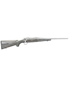 Ruger 17108 Hawkeye Compact Compact 243 Win 4+1 16.50" Matte Stainless Steel Barrel, Integral Scope Mounts Stainless Steel Receiver, Black Fixed Laminate Stock