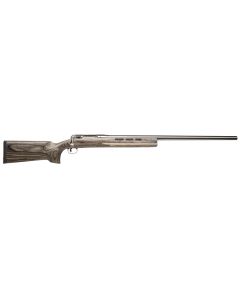 Savage Arms 18615 12 Benchrest Full Size 308 Win 1rd 29" Matte Stainless Button Rifled Barrel &amp;Drilled &amp; Tapped Receiver, Gray Fixed Laminate Stock, Right Hand