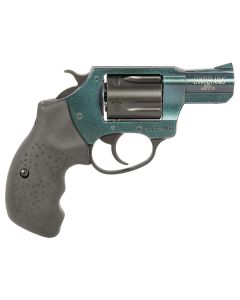 Charter Arms 25387 Undercover Chameleon 38 Special 5rd 2" Barrel, Overall Hi-Polished Iridescent Cerakote Finish, Standard Hammer, Finger Grooved Black Rubber Grip