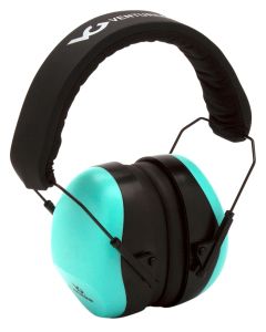 Pyramex VGPM8063C Venture Gear V80 Muff Foam 26 dB 32 dB Over the Head Orange Black/Teal Adult 1 Pair