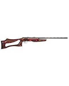 Savage Arms 25740 Mark II BSEV Full Size 22 LR 5+1 21" Satin Spiral Fluted Barrel, Satin Drilled &amp; Tapped Stainless Steel Receiver, Royal Jacaranda Thumbhole Laminate Stock, Right Hand