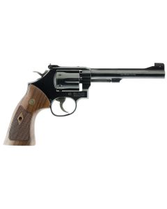 Smith &amp; Wesson 150718 Model 48 Classic 22 WMR Blued Carbon Steel 6" Barrel, 6rd Cylinder &amp; K-Frame,Wood Grip