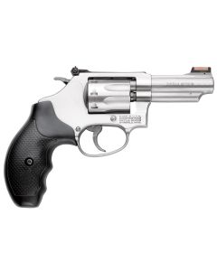 Smith &amp; Wesson 162634 Model 6322 LR 8 Shot 3" Stainless Steel Barrel, Satin Stainless Steel J-Frame, Hi-Viz Fiber Optic Red Front/Adjustable Rear Sight