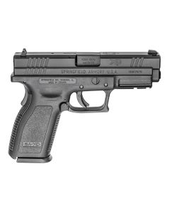 Springfield Armory XD9101 XD Service *CA Compliant 9mm Luger 10+1 4" Black Melonite Steel Barrel &amp; Serrated Slide, Black Polymer Frame w/Picatinny Rail, Black Polymer Grip