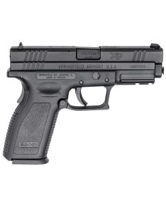 Springfield Armory XD9102 XD Service *CA Compliant 40 S&amp;W 10+1 4" Black Melonite Steel Barrel &amp; Serrated Slide, Black Polymer Frame w/Picatinny Rail, Black Polymer Grip