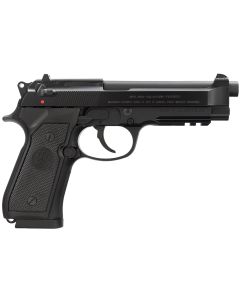 Beretta USA J9A4F10 96A140 S&amp;W 4.90" Barrel 12+1, Black Bruniton Alloy Frame, Serrated Steel Slide &amp; Polymer Grip
