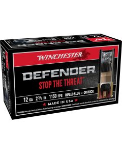 Winchester Ammo S12PDX1 PDX1 Defender Combo 12Gauge 2.75" 1oz Rifled Slug 3Plated 00Buck Shot 10 Per Box/10 Case