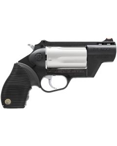 Taurus 2441029TCPLY Judge Public Defender 45 Colt (LC) Caliber or 2.50" 410 Gauge 5 Shot 2.50" Black Finish Barrel, Matte Stainless Finish Cylinder, Black Finish Polymer Frame &amp; Black Ribber Grip