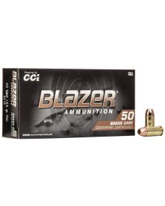 CCI 5210 Blazer Brass Handgun 40S&amp;W 165gr Full Metal Jacket 50 Per Box/20 Case