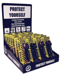 Eliminator Spray EKCH1416 Pepper Spray Lipstick Case Counter Display Pepper Spray 16 Count