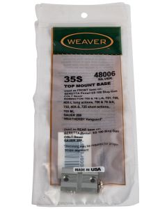 Weaver Mounts 48006 Top Mount Base 35S Silver Remington/Ruger/Weatherby