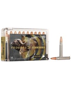 Federal P9362SA Premium Safari Cape-Shok 9.3mmx62Mauser 286gr Swift A Frame 20 Per Box/10 Case