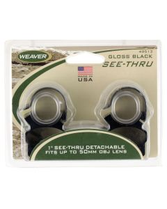 Weaver Mounts 49513 See-Thru DetachableBlack Gloss 1"