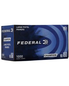 Federal 150 Champion Large Pistol Multi Caliber Handgun 1000 Per Box/5 Case