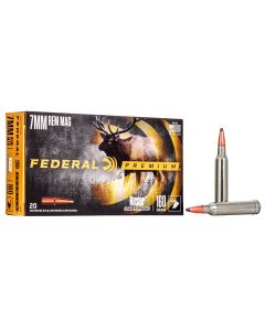 Federal P7RF Premium7mmRemMag 160gr Nosler Partition 20 Per Box/10 Case