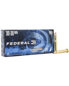 Federal 3030B Power-Shok30-30Win 170gr Jacketed Soft Point 20 Per Box/10 Case