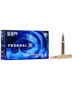 Federal 3006A Power-Shok30-06Springfield 150gr Jacketed Soft Point 20 Per Box/10 Case