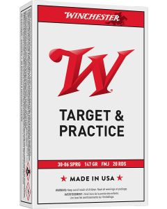 Winchester Ammo USA3006 USA30-06Springfield 147gr Full Metal Jacket 20 Per Box/10 Case